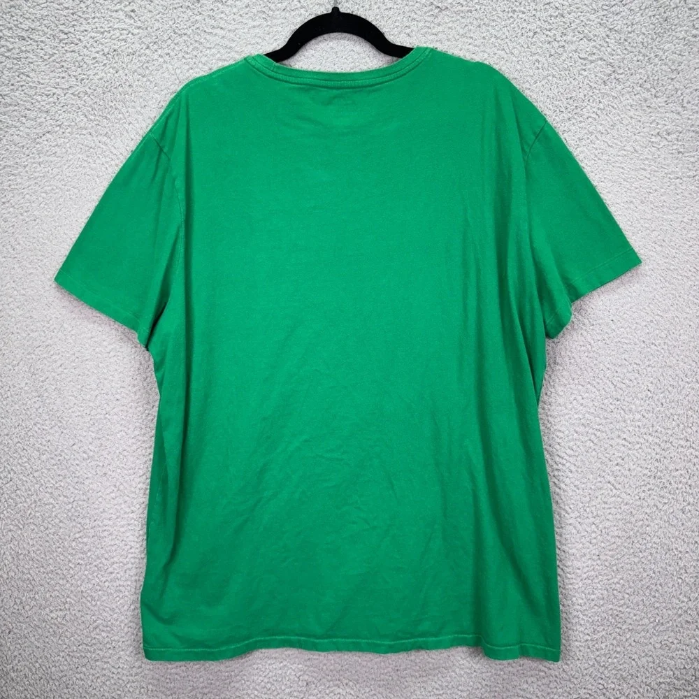Polo Ralph Lauren Tshirt Mens XL‎ Green Crewneck Preppy Lounge Active Everyday